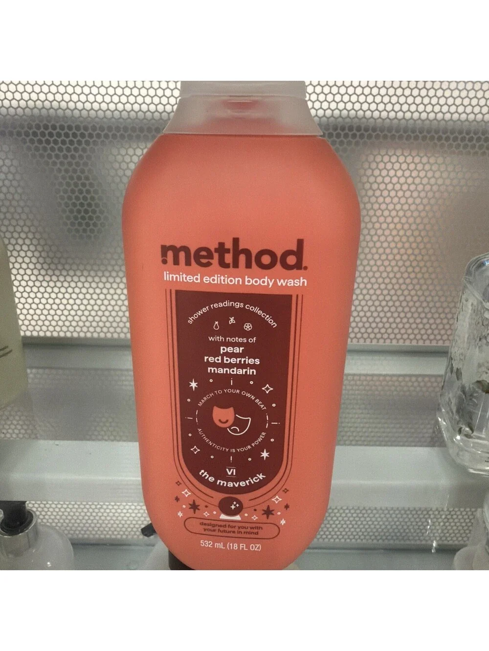Method Limited Edition Body Wash Pear Red Berries Mandarin 18 fl oz New Sealed